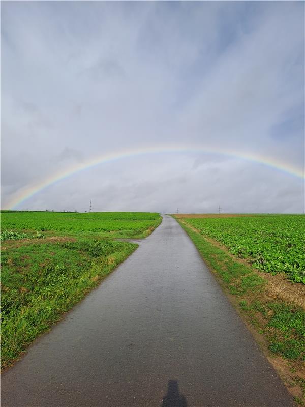 Im November das erste Mal einen Regenbogen erlebt. Von Maria Tabitha Weisse aus ...