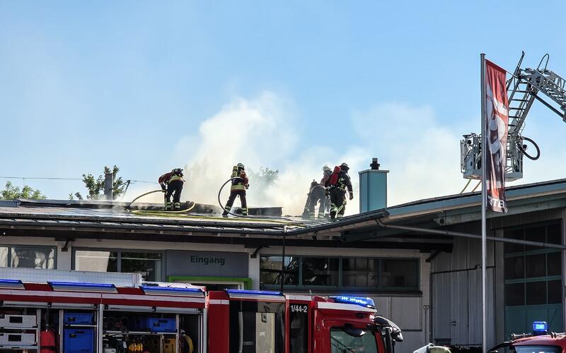Brand in Tauchshop fordert am Donnerstag in Holzgerlingen vier Verletzte