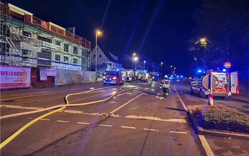 Brand in Dachstuhl ruft Herrenberger Feuerwehr auf den Plan
