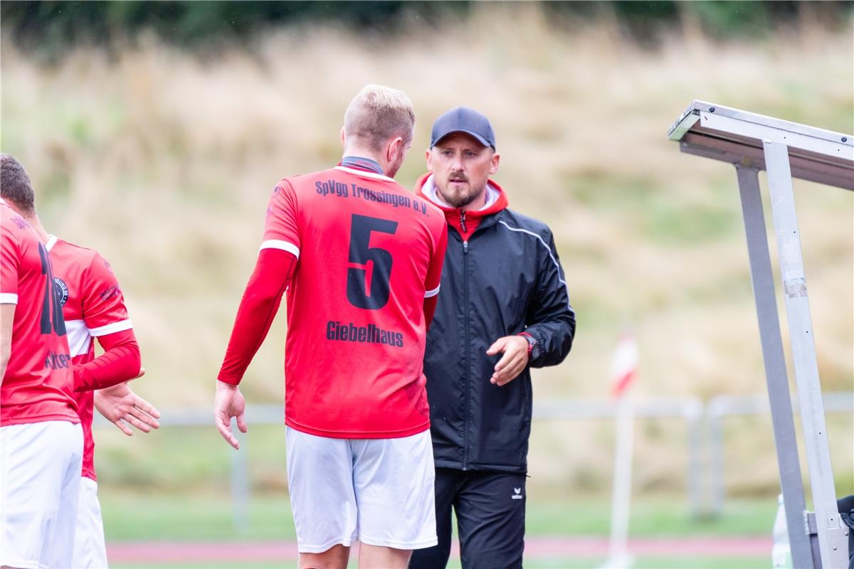 05 Waldemar Giebelhaus (spvgg Trossingen), Trainer Andreas Probst (spvgg Trossin...