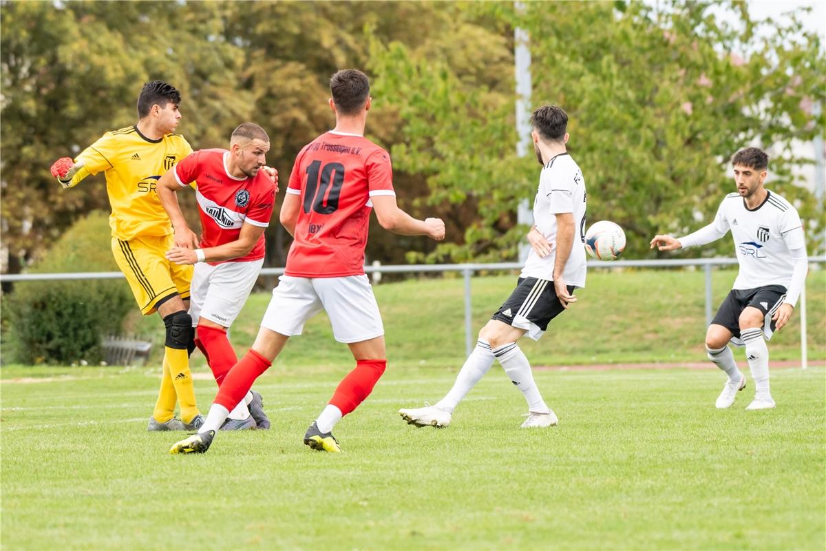 10 Emanuel Alexi (spvgg Trossingen), 01 Halilibrahin Kocak (FC Gaertringen), 11 ...