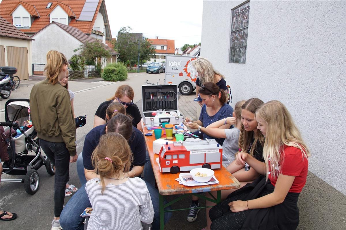 20-Jahre Jugendfeuerwehr Hildrizhausen. Festwochenende mit Uebung, Fahrzeugschau...