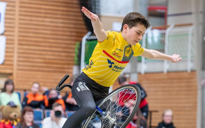 Aaron Klär vom RSV Öschelbronn war mit seinem Auftritt hochzufrieden. GB-Foto: Vecsey