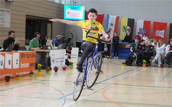 Aaron Klär war mit seinem Auftritt nicht zufrieden. GB-Foto: Klär