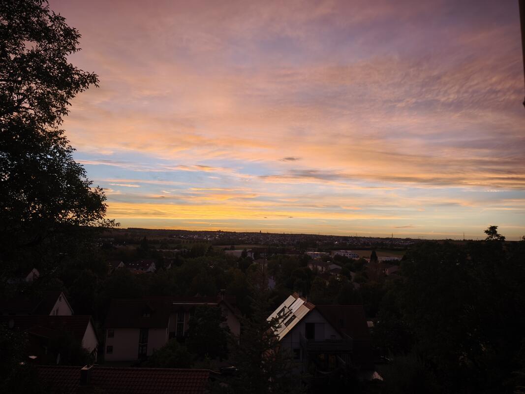 Abendhimmel. Von Friedrich Sänger aus Herrenberg.