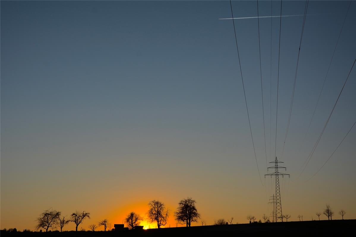 Abendlichtstimmung in Mötzingen. Von Eckbert Kaiser aus Hailfingen. 