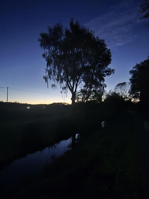Abendspaziergang an der Ammer in Gültstein. Von Manuela Sebastian aus Herrenberg...