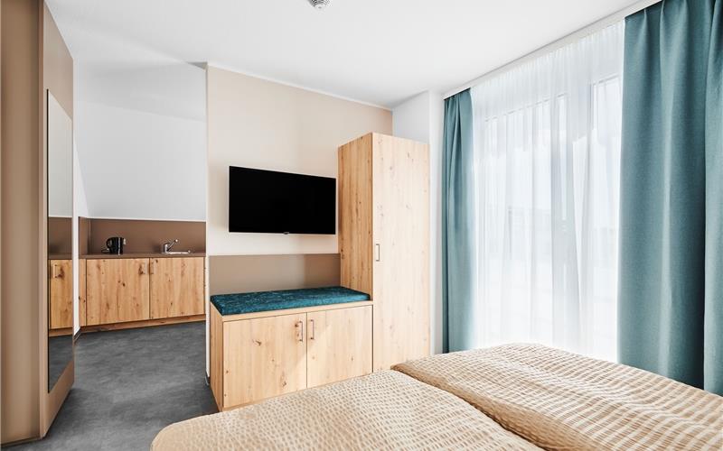 Ein weiteres Standbein Acht Zimmer stehen zur Verfügung.