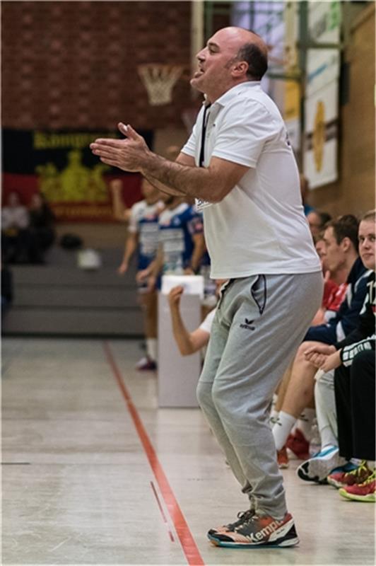 Alexander Job (SG H2Ku Herrenberg #Trainer), TV Weilstetten vs. SG H2Ku Herrenbe...