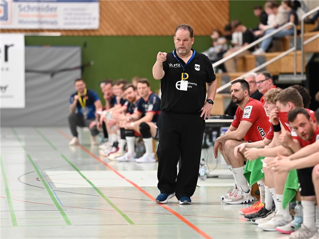 Almir Mekic (TSV Blaustein, Trainer)  SG H2Ku Herrenberg - TSV Blaustein, Handba...