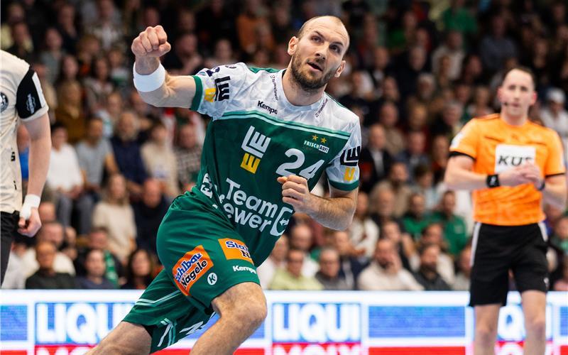 Am Ball: „Frisch Auf“.GB-Foto: gb