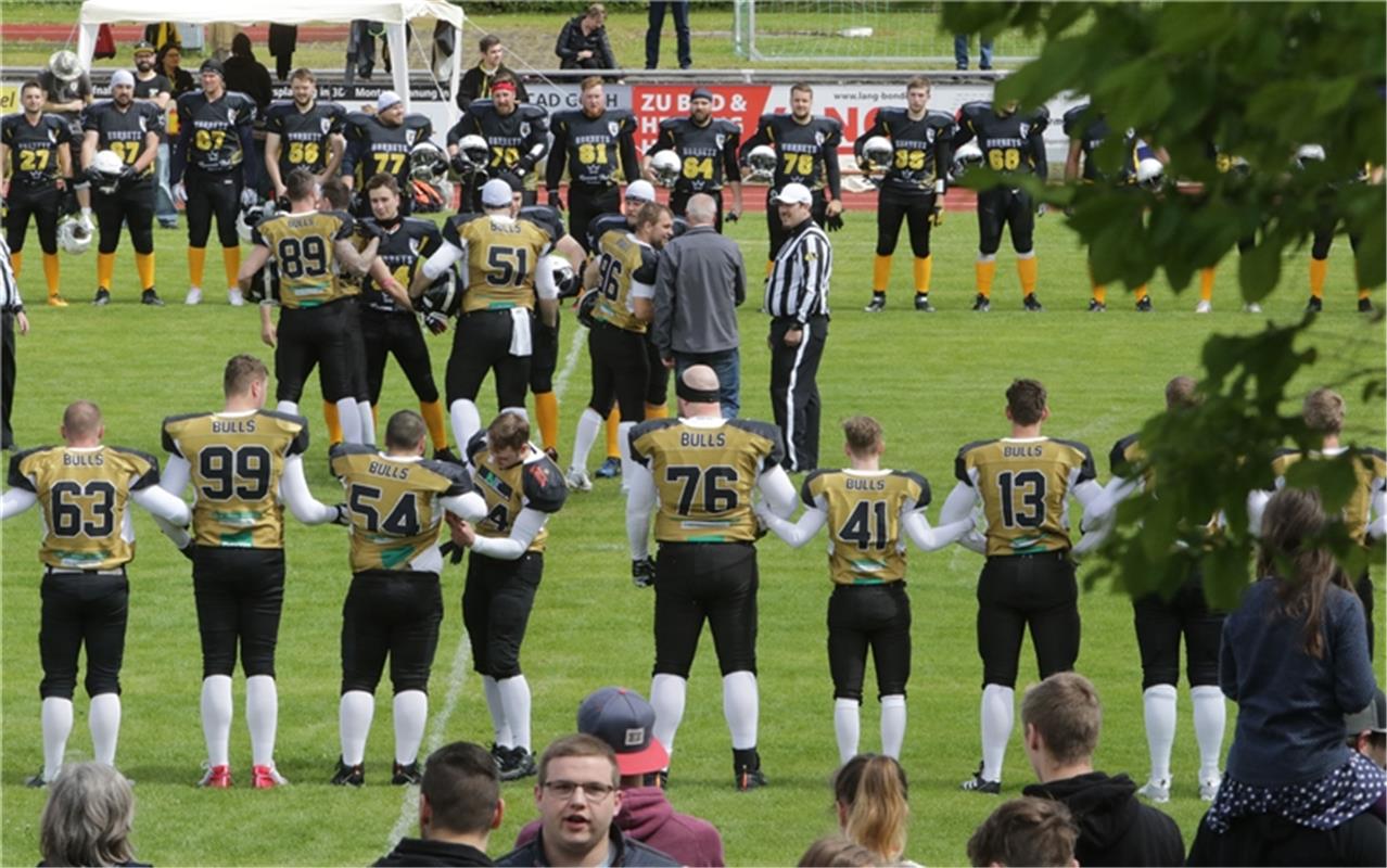 American Football Bondorf Bulls gegen Dornhan am 11.5.2019 Bäuerle