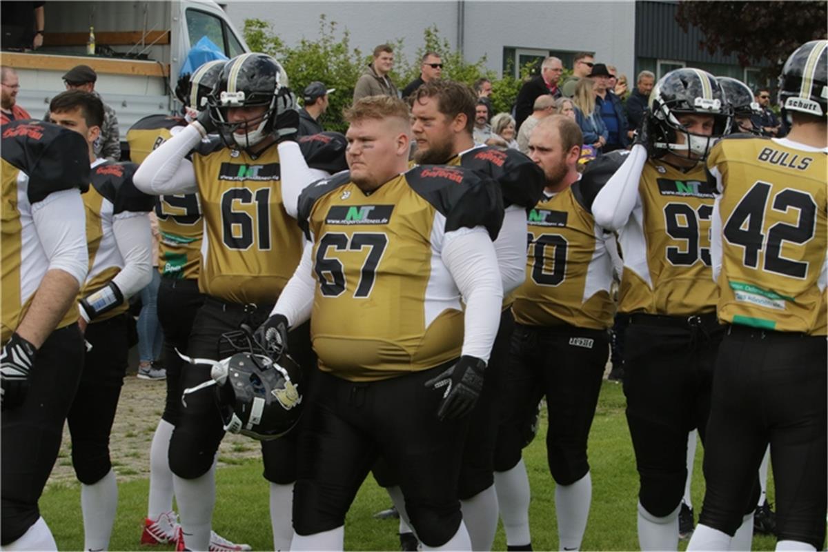 American Football Bondorf Bulls gegen Dornhan am 11.5.2019 Bäuerle