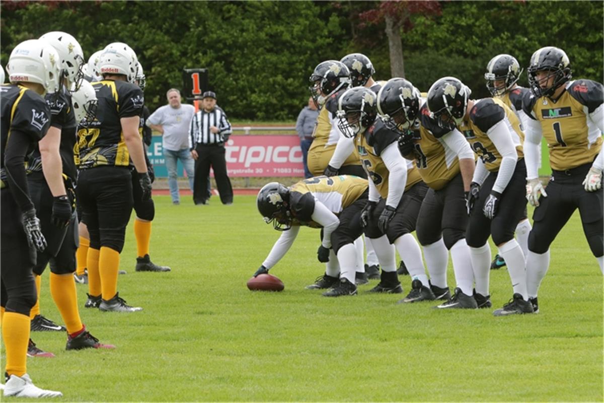 American Football Bondorf Bulls gegen Dornhan am 11.5.2019 Bäuerle