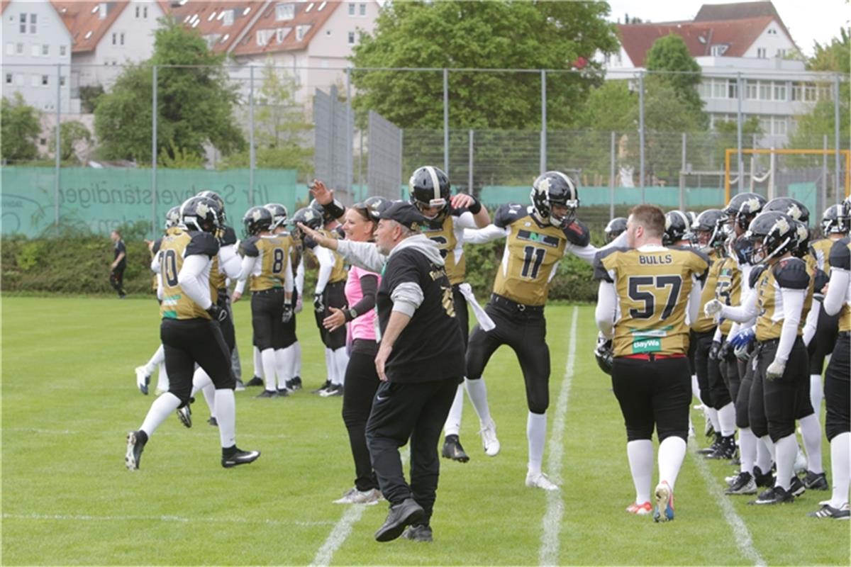 American Football Bondorf Bulls gegen Dornhan am 11.5.2019 Bäuerle