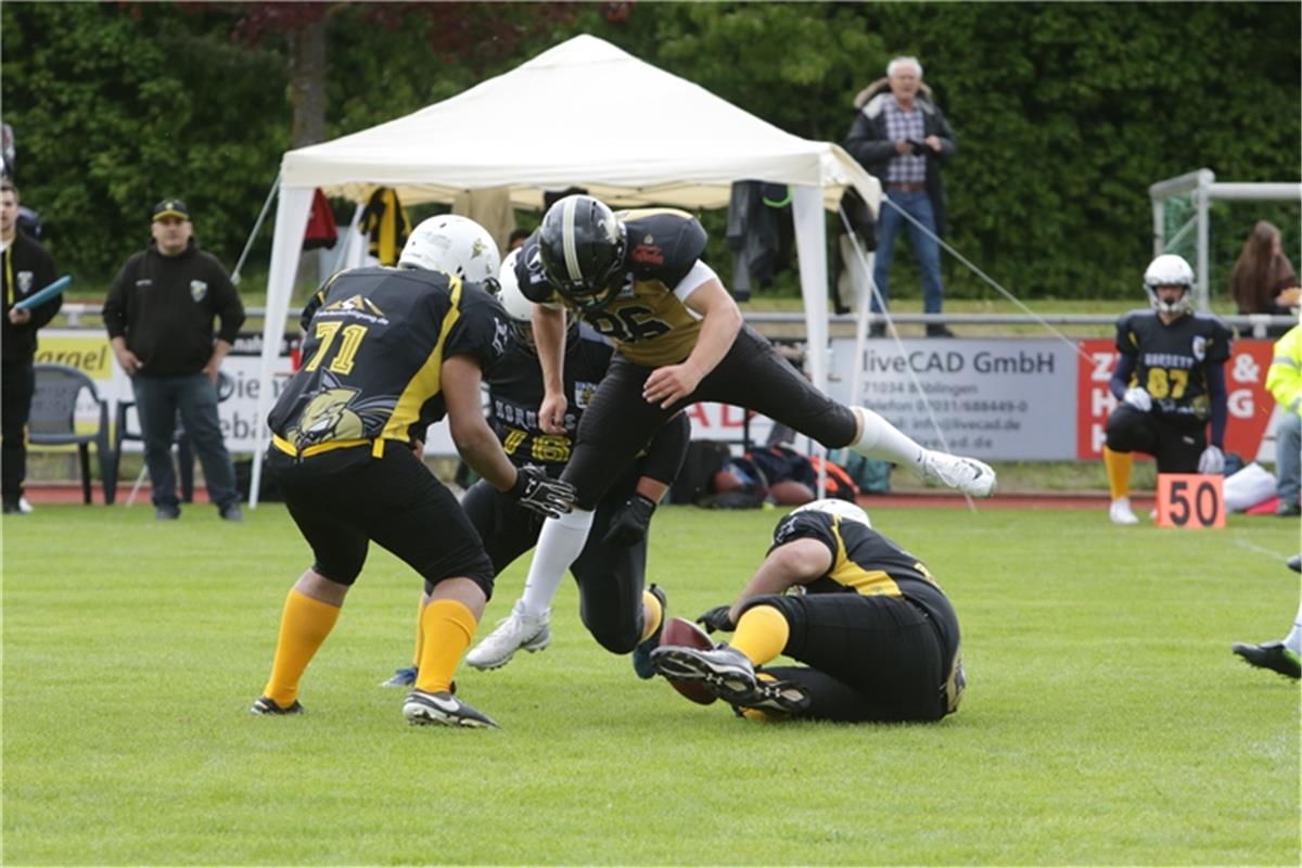 American Football Bondorf Bulls gegen Dornhan am 11.5.2019 Bäuerle