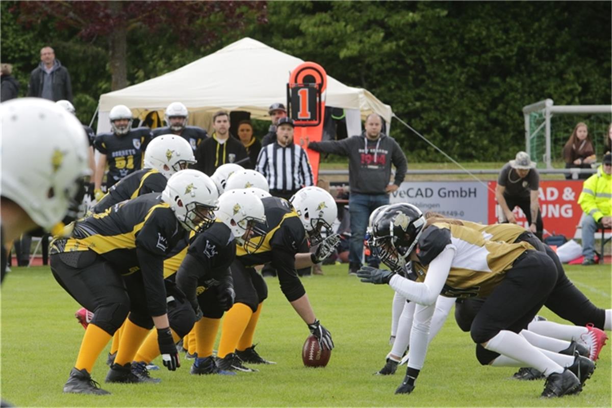 American Football Bondorf Bulls gegen Dornhan am 11.5.2019 Bäuerle