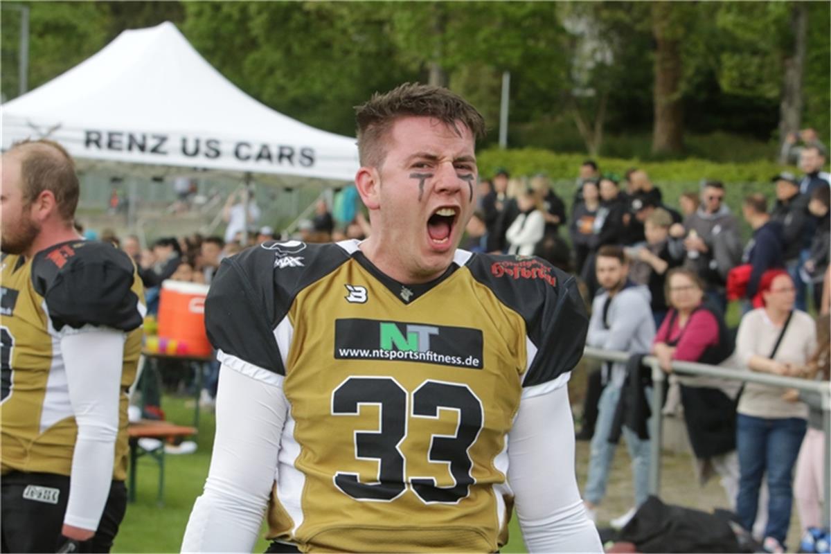 American Football Bondorf Bulls gegen Dornhan am 11.5.2019 Bäuerle