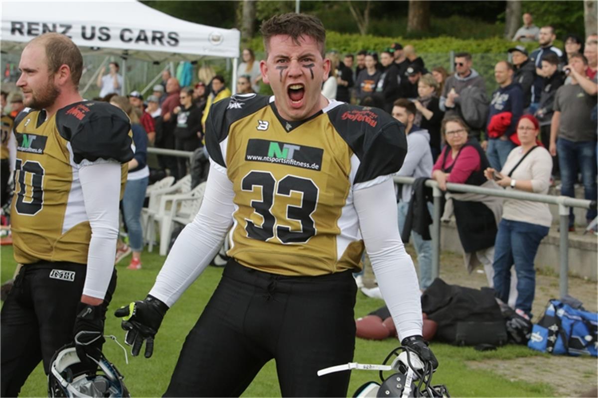 American Football Bondorf Bulls gegen Dornhan am 11.5.2019 Bäuerle