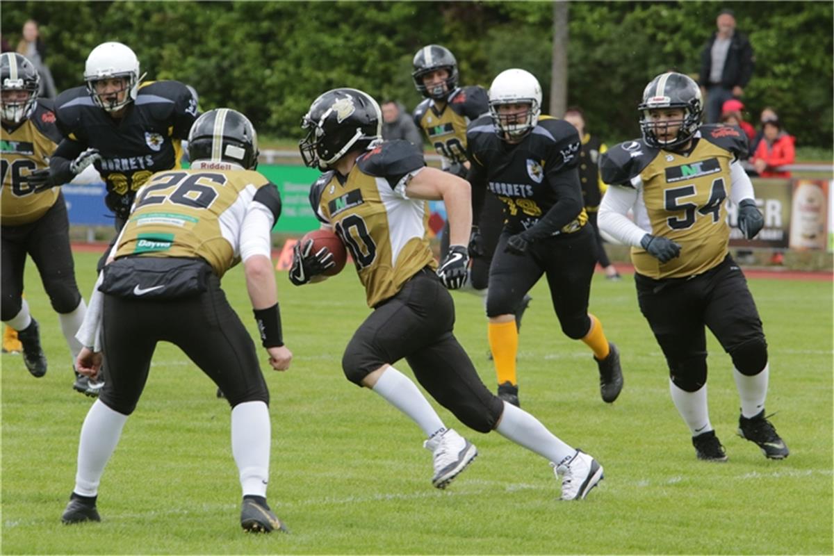 American Football Bondorf Bulls gegen Dornhan am 11.5.2019 Bäuerle