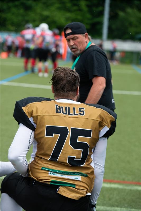 American Football Bondorf Bulls gegen Konstanz Pirates  6 /2019 Foto: Schmidt