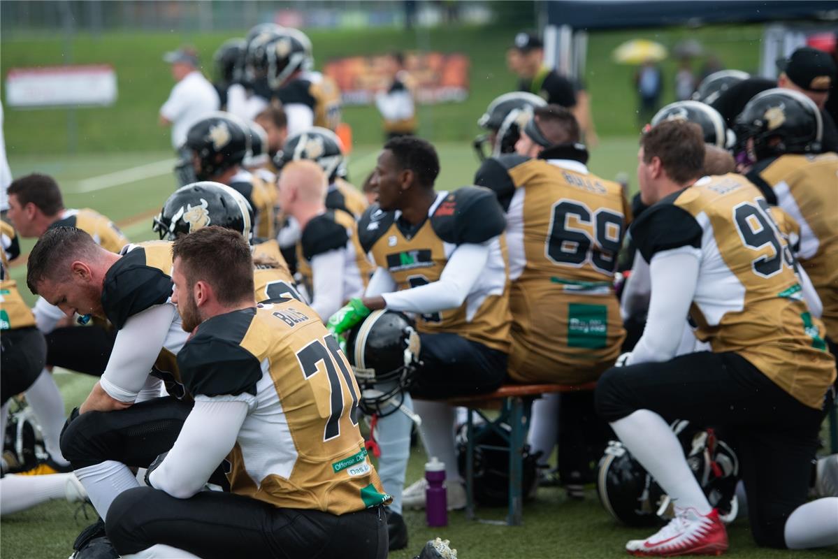 American Football Bondorf Bulls gegen Konstanz Pirates  6 /2019 Foto: Schmidt