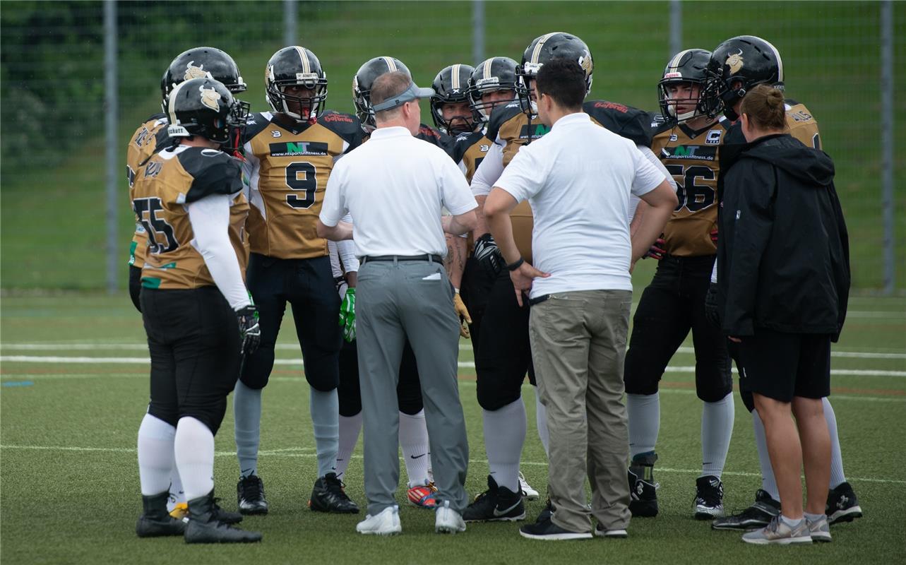 American Football Bondorf Bulls gegen Konstanz Pirates  6 /2019 Foto: Schmidt