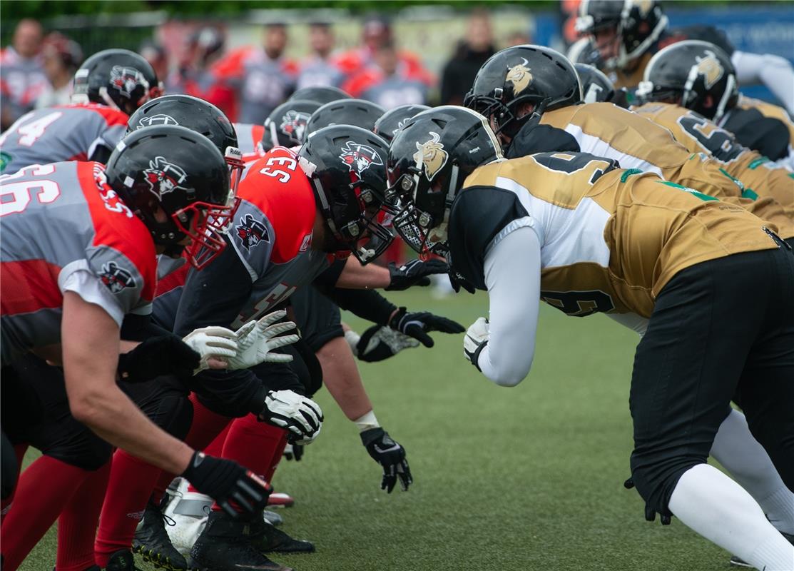 American Football Bondorf Bulls gegen Konstanz Pirates  6 /2019 Foto: Schmidt