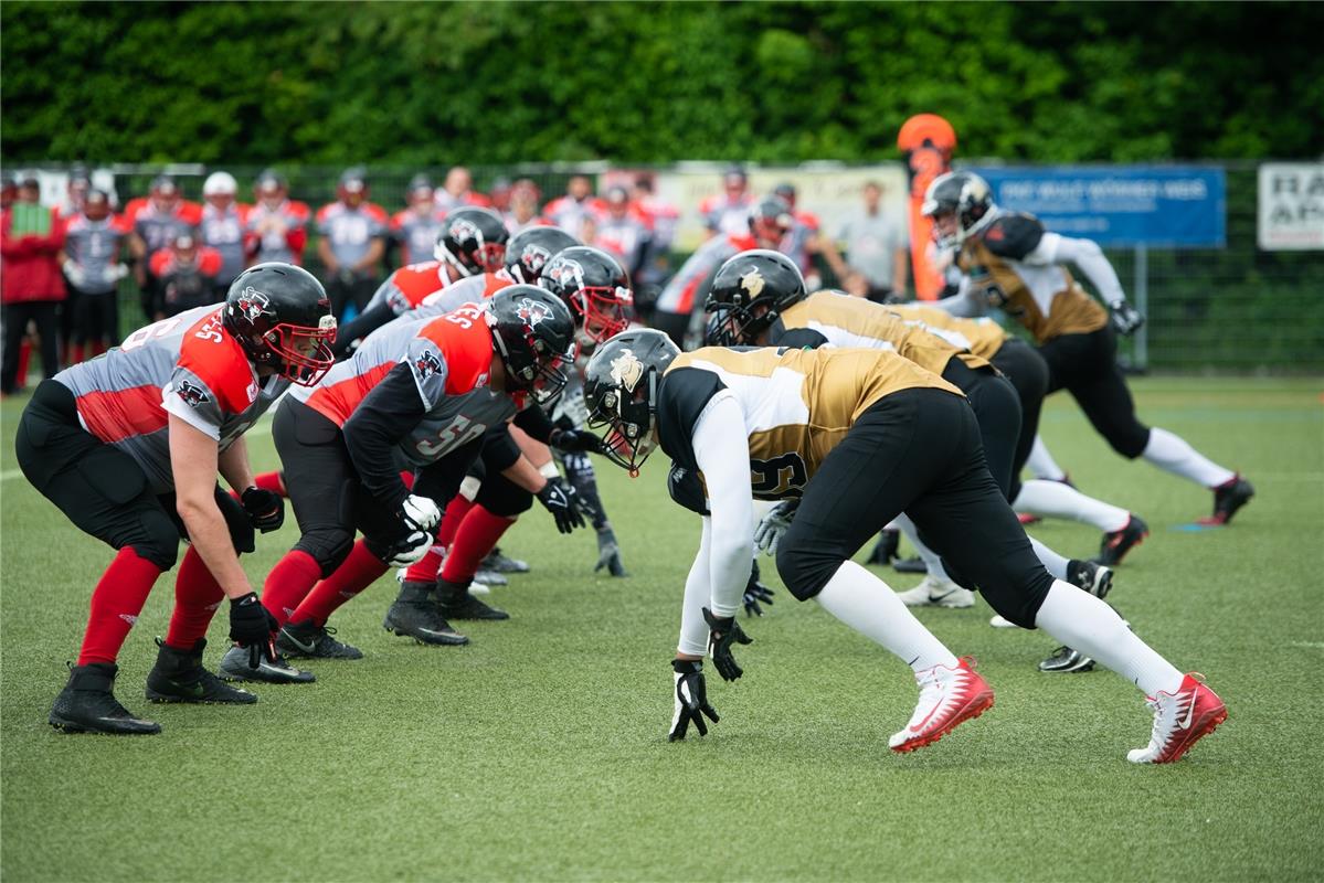 American Football Bondorf Bulls gegen Konstanz Pirates  6 /2019 Foto: Schmidt