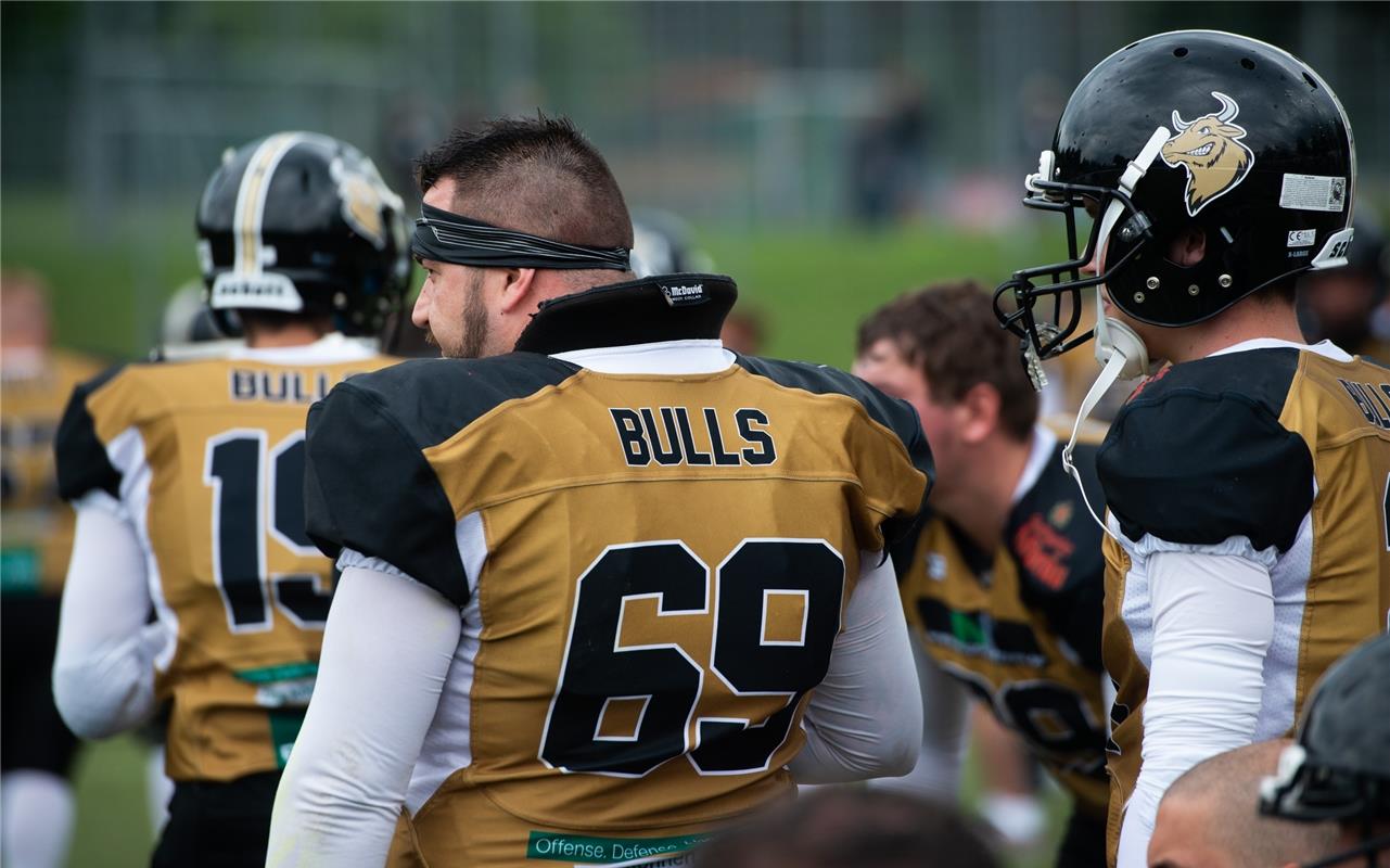 American Football Bondorf Bulls gegen Konstanz Pirates  6 /2019 Foto: Schmidt