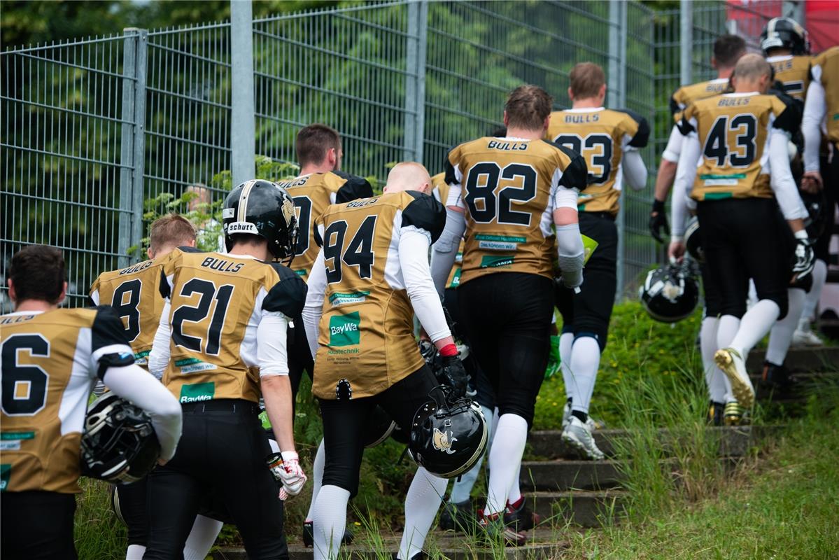 American Football Bondorf Bulls gegen Konstanz Pirates  6 /2019 Foto: Schmidt