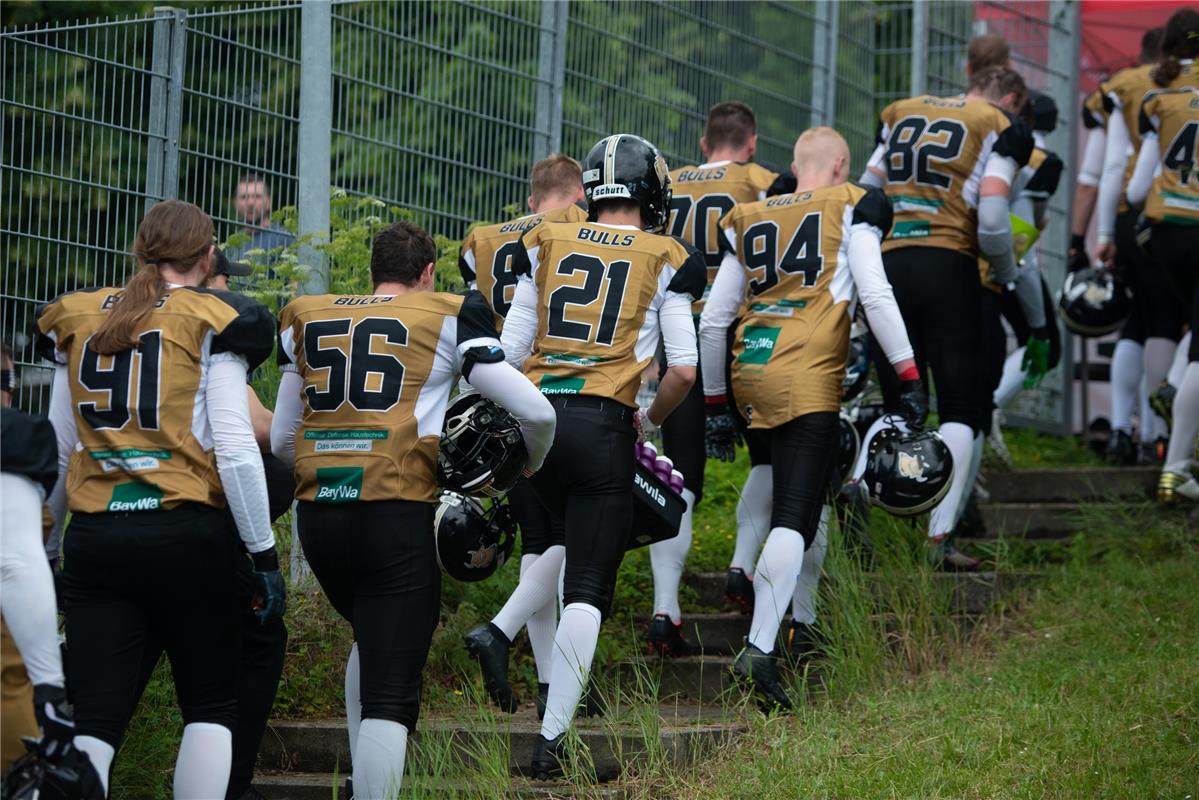 American Football Bondorf Bulls gegen Konstanz Pirates  6 /2019 Foto: Schmidt