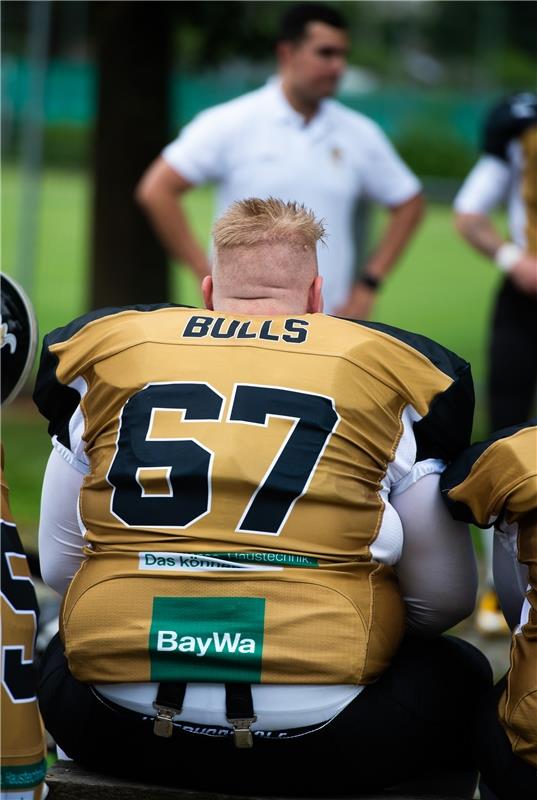 American Football Bondorf Bulls gegen Konstanz Pirates  6 /2019 Foto: Schmidt