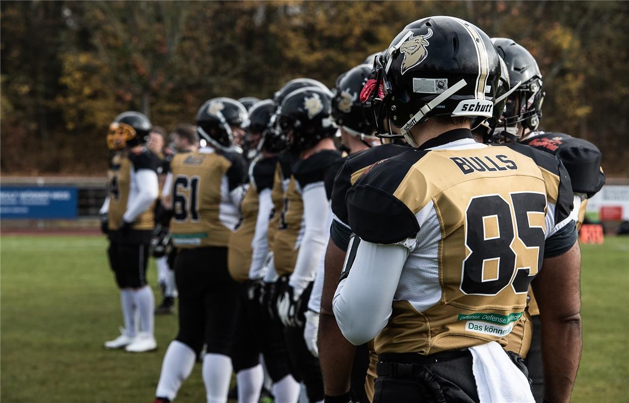 American Football  Endspiel der Kreisliga, Bondorf Bulls gegen Backnang Wolverin...