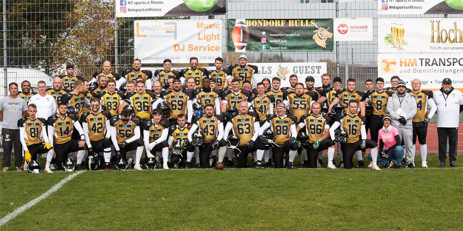 American Football  Endspiel der Kreisliga, Bondorf Bulls gegen Backnang Wolverin...