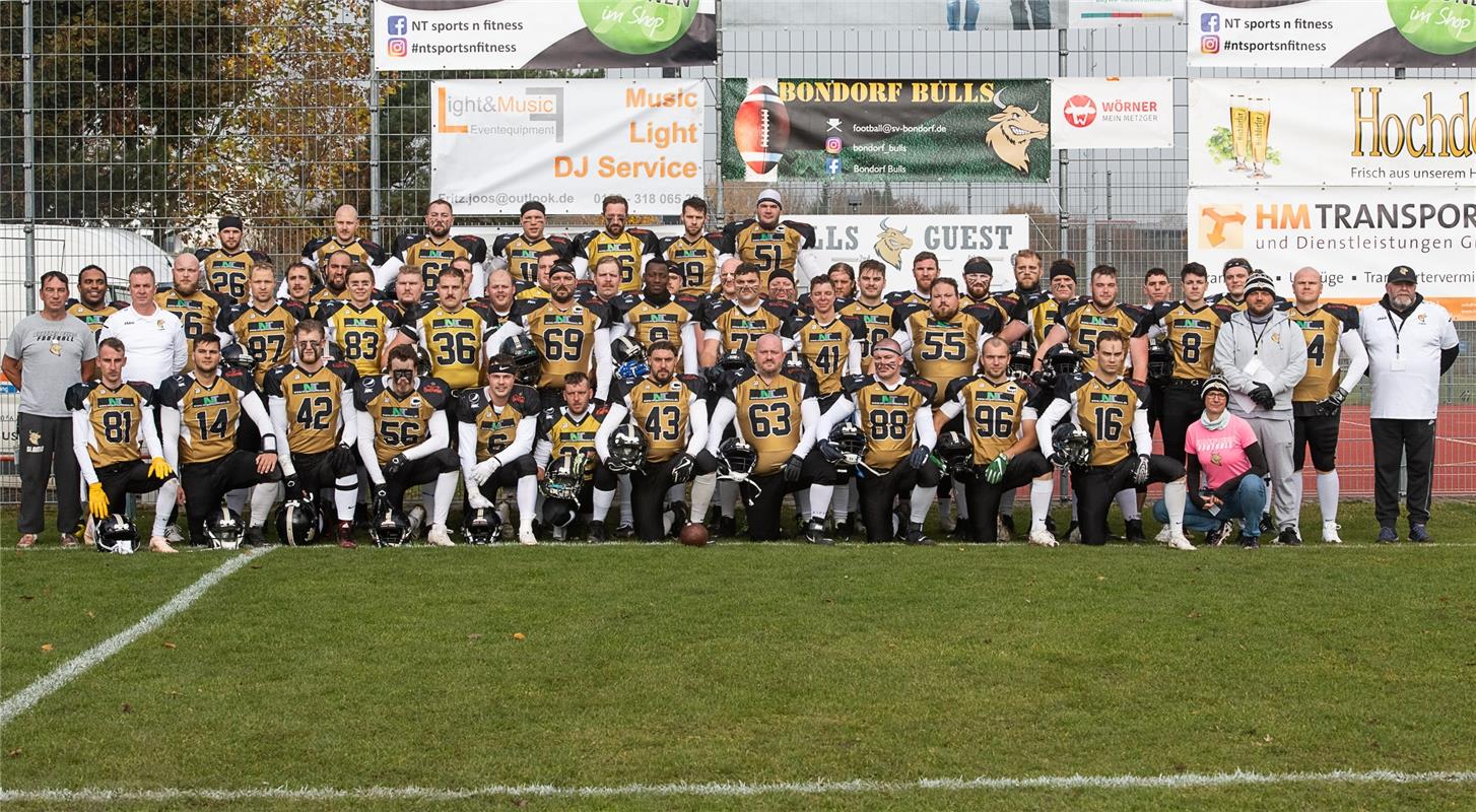 American Football  Endspiel der Kreisliga, Bondorf Bulls gegen Backnang Wolverin...