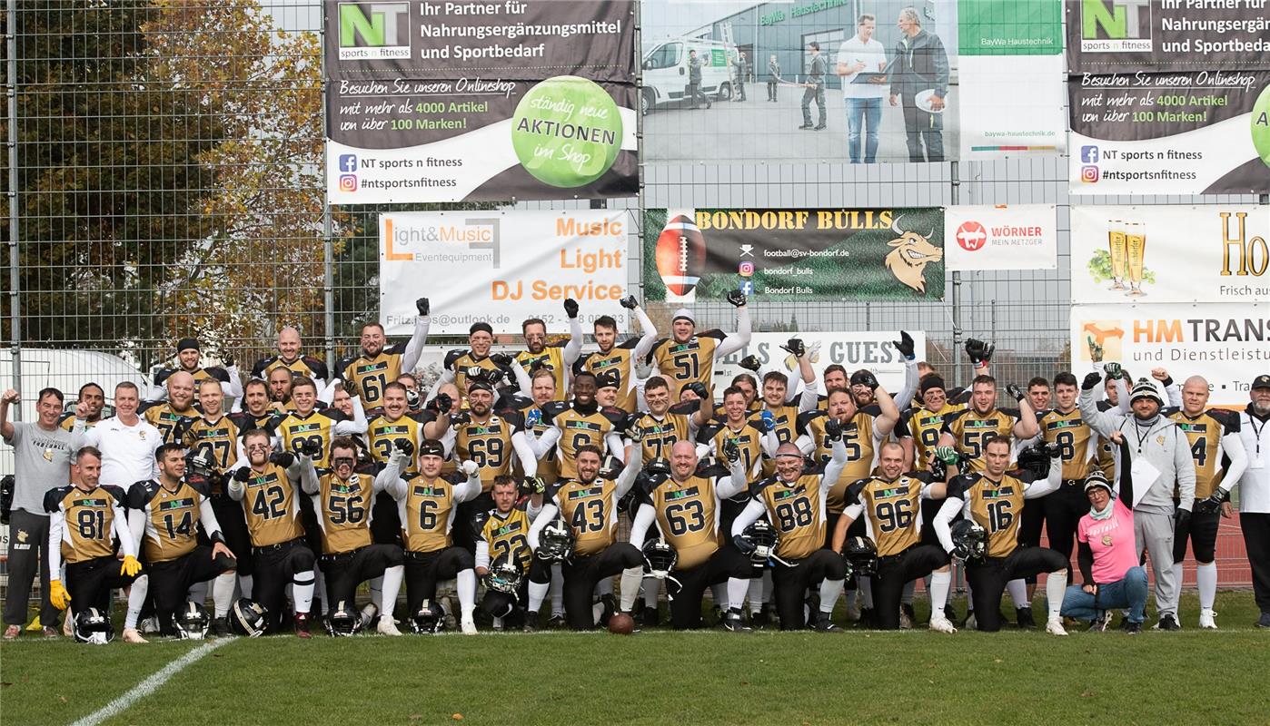 American Football  Endspiel der Kreisliga, Bondorf Bulls gegen Backnang Wolverin...