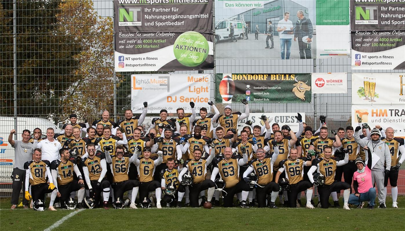 American Football  Endspiel der Kreisliga, Bondorf Bulls gegen Backnang Wolverin...