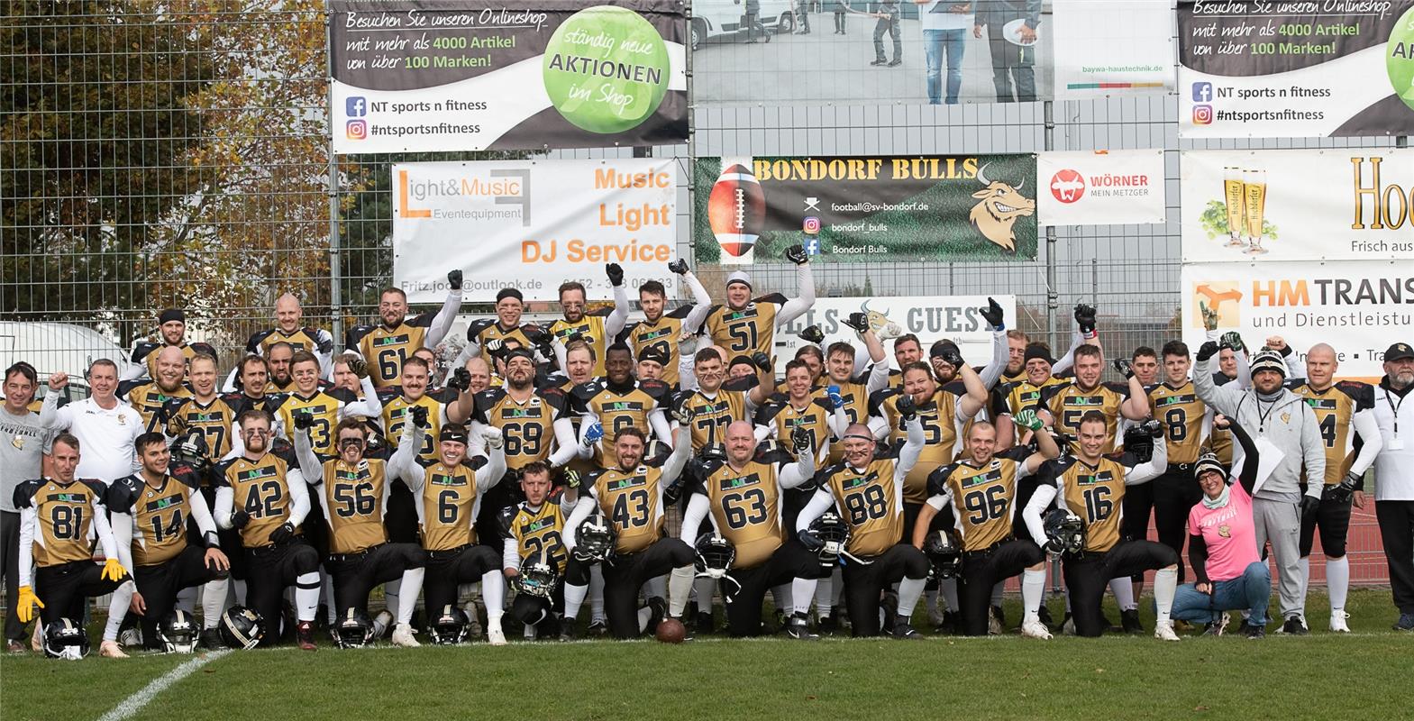 American Football  Endspiel der Kreisliga, Bondorf Bulls gegen Backnang Wolverin...