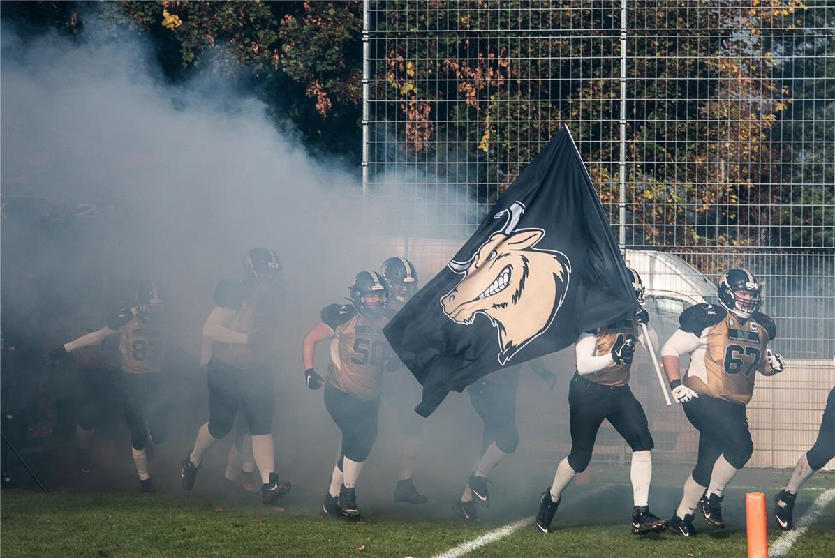 American Football  Endspiel der Kreisliga, Bondorf Bulls gegen Backnang Wolverin...