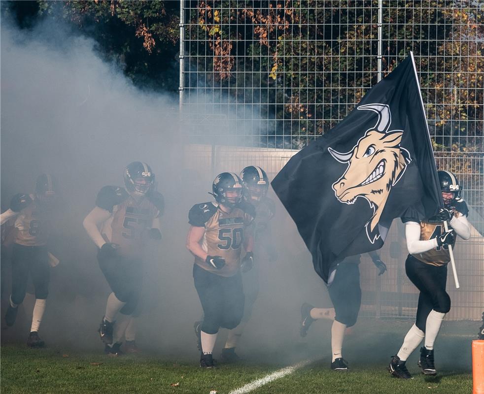 American Football  Endspiel der Kreisliga, Bondorf Bulls gegen Backnang Wolverin...