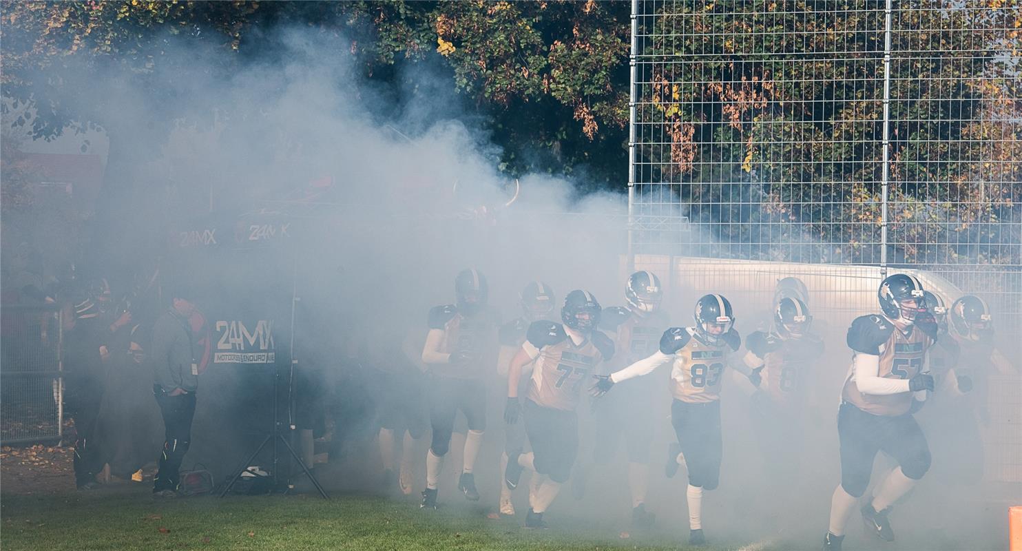 American Football  Endspiel der Kreisliga, Bondorf Bulls gegen Backnang Wolverin...