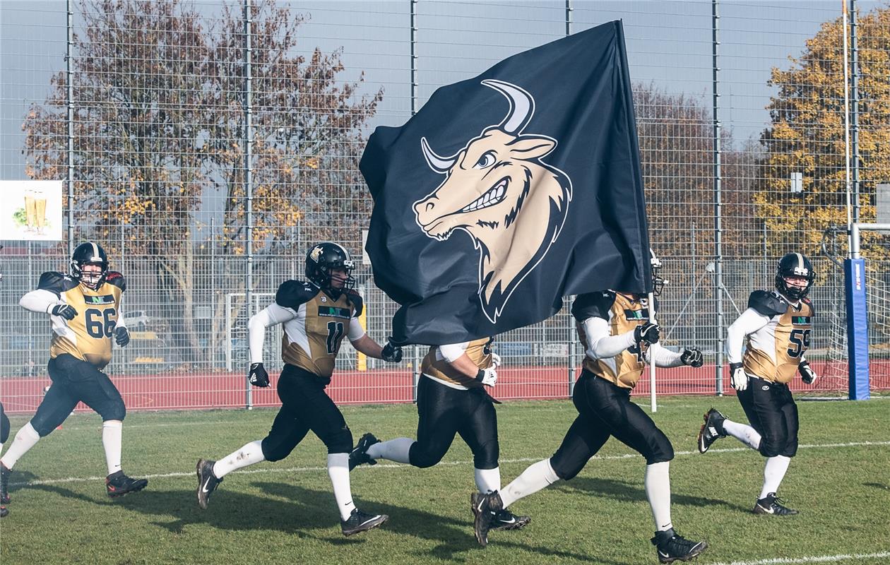 American Football  Endspiel der Kreisliga, Bondorf Bulls gegen Backnang Wolverin...