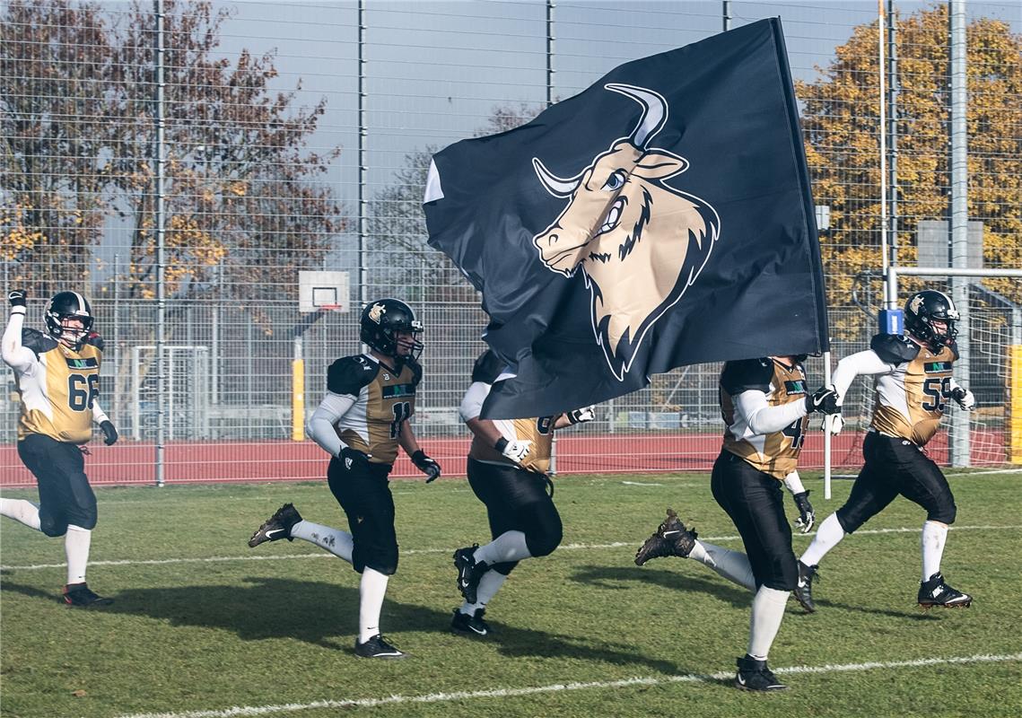 American Football  Endspiel der Kreisliga, Bondorf Bulls gegen Backnang Wolverin...