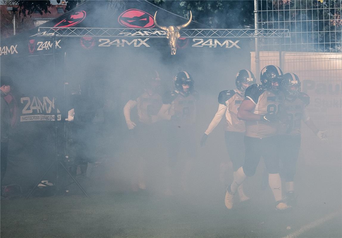 American Football  Endspiel der Kreisliga, Bondorf Bulls gegen Backnang Wolverin...