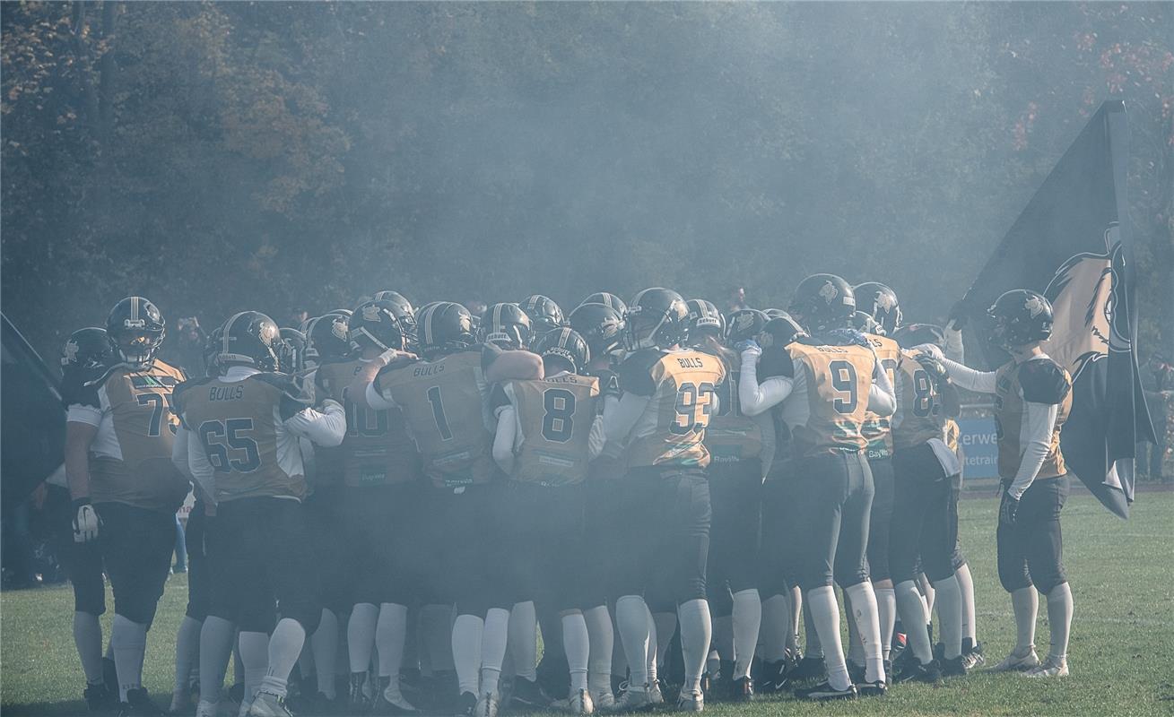 American Football  Endspiel der Kreisliga, Bondorf Bulls gegen Backnang Wolverin...