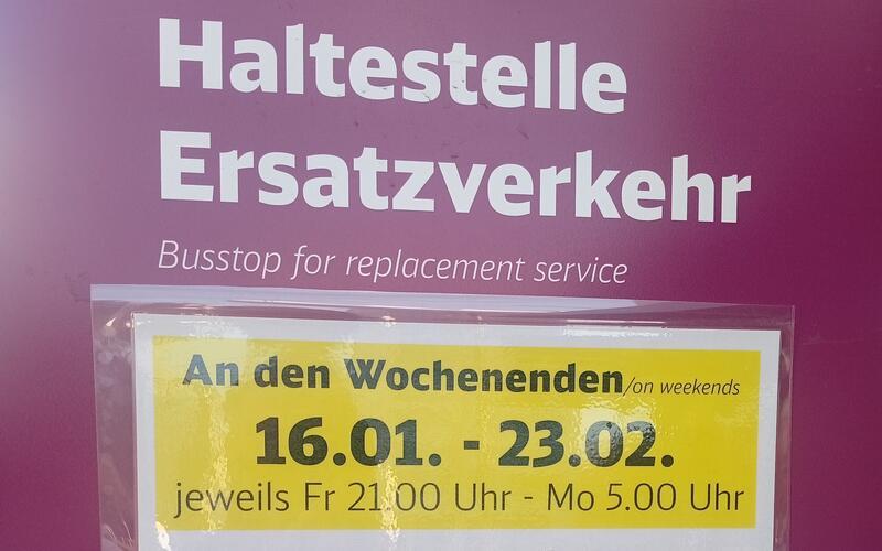 An den nächsten beiden Wochenenden ist wieder die Strecke zwischen Böblingen und Vaihingen gesperrt. GB-Foto