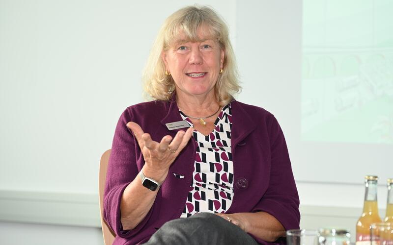 Andrea Stratmann: Die Vorständin der Stiftung Campus Mensch bleibt optimistisch, auch wenn’s ernst wird. GB-Foto: Reichert