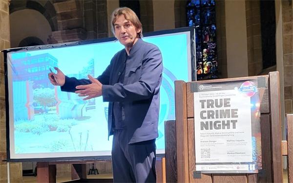 Andreas Stenger zu den Mordermittlungen in Freiburg: „Sechs Wochen lang wurden Blatt um Blatt, Halm um Halm untersucht.“ GB-Foto: gb