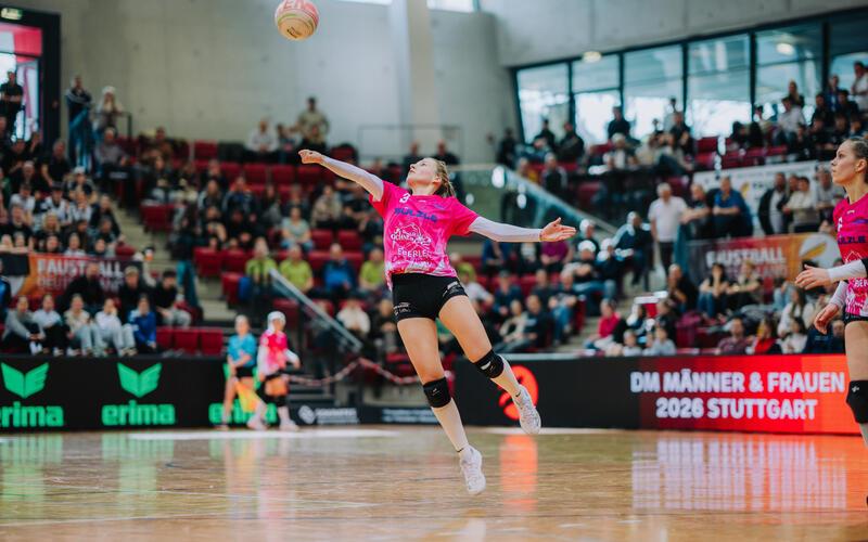 Ann-Kathrin Motteler holte mit dem TSV Dennach die Bronzemedaille. GB-Foto: Eibner/Neumann